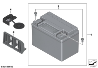 R1250GS 21 (K50) LITHIUM-ION BATTERY parts diagram