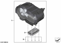 R1250GS 21 (K50) LED HEADLIGHT parts diagram