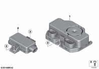 R1250GS 21 (K50) CONTROL UNITS FOR DWA AND TPM parts diagram