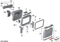 R1250GS 21 (K50) SINGLE PARTS, VARIO CASE parts diagram