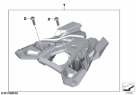 R1250GS 21 (K50) SET, TOPCASE MOUNT, LUGGAGE RACK parts diagram