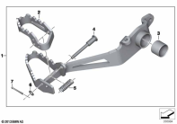 R1250GS 21 (K50) FOOTBRAKE LEVER, ADJUSTABLE parts diagram