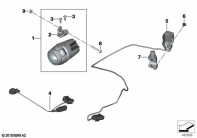 R1250GS 21 (K50) RETROFIT LED AUXILIARY HEADLIGHT parts diagram