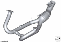 R1250GS 21 (K50) EXHAUST MANIFOLD, CHROME-PLATED parts diagram