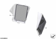 R1250GS 21 (K50) PROTECTIVE GRILLE FOR RADIATOR "STYLE" parts diagram