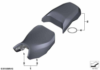R1250GS 21 (K50) BENCH SEAT parts diagram