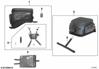 R1250GS 21 (K50) TANK-TOP BAG parts diagram