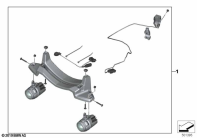 R1250GS 21 (K50) LED AUXILIARY HEADLIGHT parts diagram