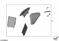 R1250GS 21 (K50) SET SPRAY GUARD AND STONEGUARD parts diagram
