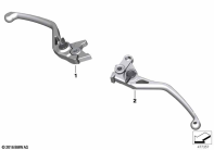 R1250GS 21 (K50) HANDLEBAR LEVER ADJUSTABLE parts diagram