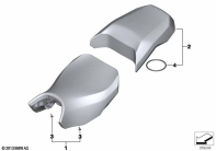R1250GS 21 (K50) SEAT, HEATED parts diagram