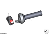 R1250GS 21 (K50) RETROFIT FOR HEATED GRIPS parts diagram