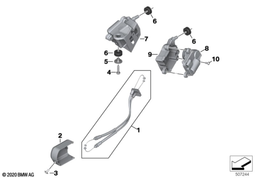 R18 Classic (K34) SERVO UNIT, EXHAUST FLAP exploded view parts diagram