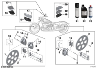 R18 Classic (K34) BRAKE SERVICE parts diagram