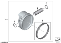 R18 Classic (K34) PISTON WITH RINGS AND WRISTPIN parts diagram