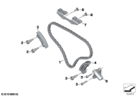 R18 Classic (K34) TIMING CHAIN/CHAIN TENSIONER/SLIDE RAIL parts diagram