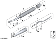 R18 Classic (K34) REAR MUFFLER parts diagram