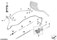 R18 Classic (K34) CLUTCH CONTROL parts diagram