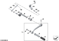R18 Classic (K34) OUTSIDE SHIFT-CONTROL COMPONENTS parts diagram