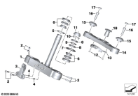 R18 Classic (K34) FORK BRACE, BOTTOM/TOP parts diagram
