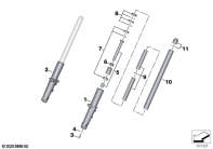 R18 Classic (K34) TELESCOPIC FORK, SINGLE PARTS parts diagram