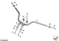 R18 Classic (K34) MOTORCYCLE HANDLEBARS parts diagram