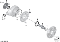 R18 Classic (K34) RIGHT-ANGLE GEARBOX, SINGLE PARTS parts diagram