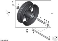 R18 Classic (K34) CAST RIM, REAR parts diagram