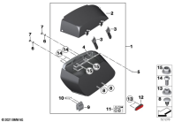 R18 Classic (K34) SOFT BAG parts diagram