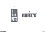 R18 Classic (K34) PLAQUE, OPTION 719 parts diagram