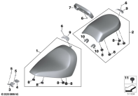 R18 Classic (K34) BENCH SEAT parts diagram