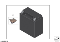 R18 Classic (K34) AGM BATTERY parts diagram