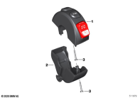 R18 Classic (K34) MULTIFUNCTION SWITCH RIGHT, BUTTON BLACK parts diagram