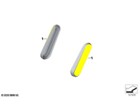 R18 Classic (K34) REAR REFLECTOR YELLOW SIDE FRONT parts diagram