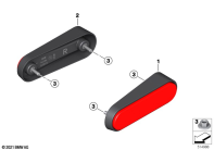 R18 Classic (K34) REAR REFLECTOR, REAR parts diagram