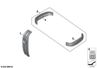 R18 Classic (K34) MOLDINGS parts diagram