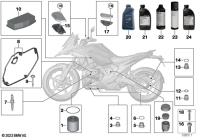 R1300GS 22 (KA1) ENGINE OIL / MAINTENANCE SERVICE parts diagram