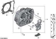 R1300GS 22 (KA1) CYLINDER HEAD parts diagram