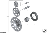 R1300GS 22 (KA1) STARTER ONE-WAY CLUTCH parts diagram