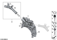 R1300GS 22 (KA1) WATER PUMP parts diagram
