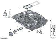 R1300GS 22 (KA1) OIL PAN parts diagram