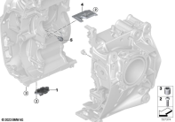 R1300GS 22 (KA1) ENGINE HOUSING MOUNTING PARTS parts diagram