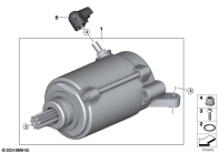 R1300GS 22 (KA1) STARTER parts diagram