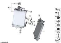 R1300GS 22 (KA1) ENGINE RADIATOR WITH MOUNTING HARDWARE parts diagram
