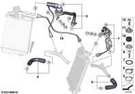 R1300GS 22 (KA1) COOLANT LINES parts diagram