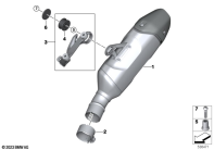R1300GS 22 (KA1) REAR MUFFLER parts diagram