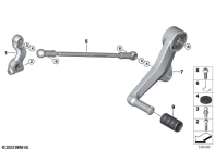 R1300GS 22 (KA1) OUTSIDE SHIFT-CONTROL COMPONENTS parts diagram