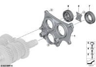 R1300GS 22 (KA1) BEARING RETAINER PLATE parts diagram