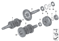 R1300GS 22 (KA1) TRANSMISSION SHAFTS parts diagram