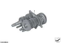 R1300GS 22 (KA1) MANUAL TRANSMISSION parts diagram